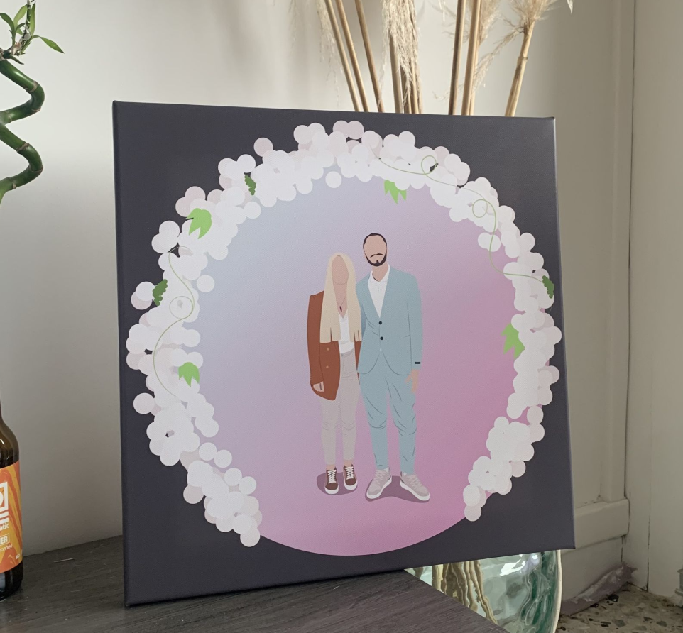 Illustration digitale couple